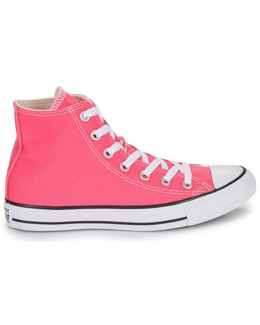 Converse Pink Shoes (high-top Trainers) Chuck Taylor All Star