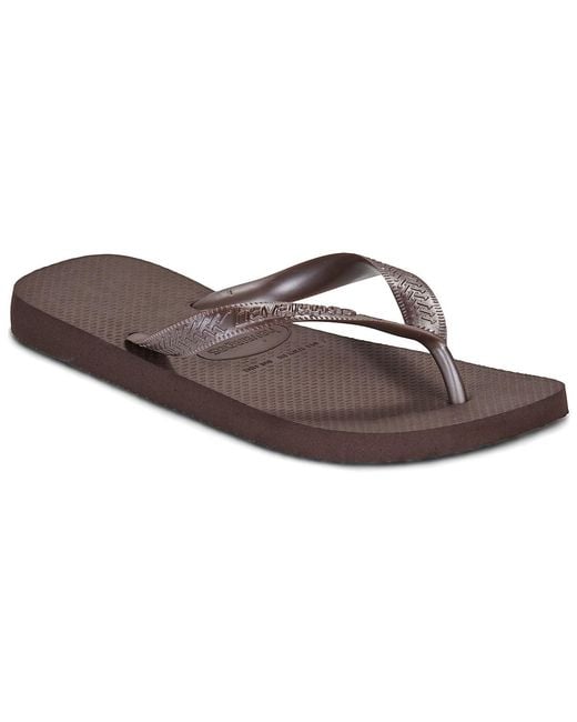 Havaianas Brown Flip Flops / Sandals (shoes) Top Tiras