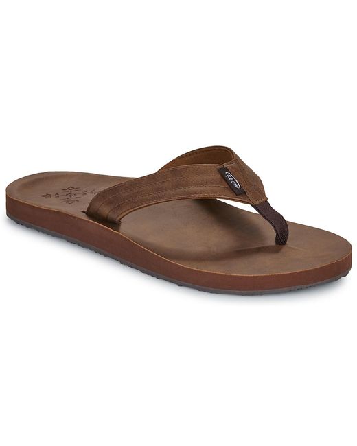 Oxbow Brown Flip Flops / Sandals (shoes) S1rincon for men