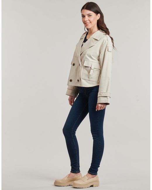 Vero Moda Natural Trench Coat Vmmanonclara