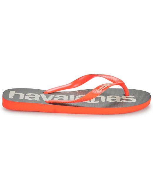 Havaianas Red Flip Flops / Sandals (shoes) Logomania Ii for men