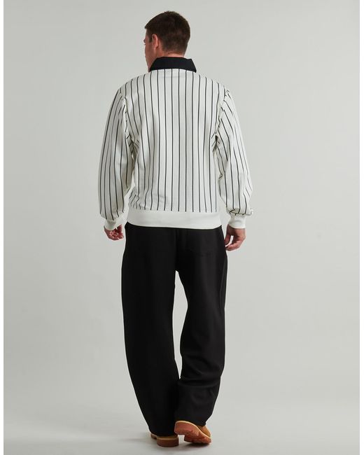 Champion White Sweatshirts Polo
