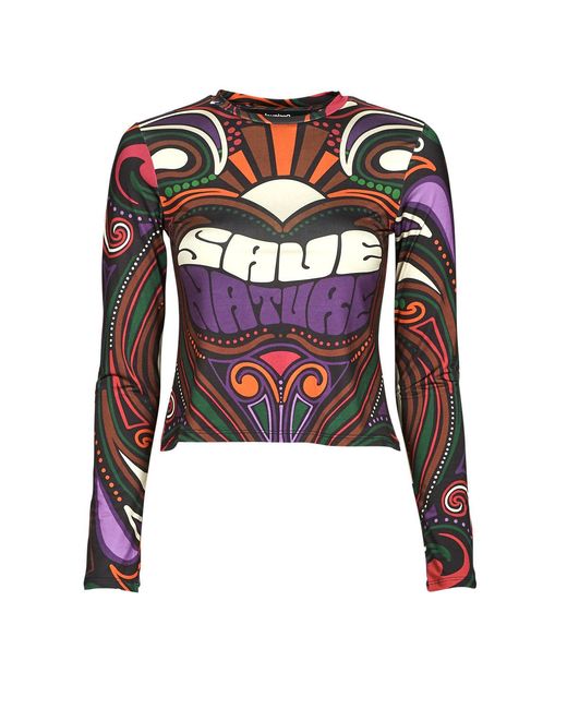 Desigual Red Blair Long Sleeve T-shirt