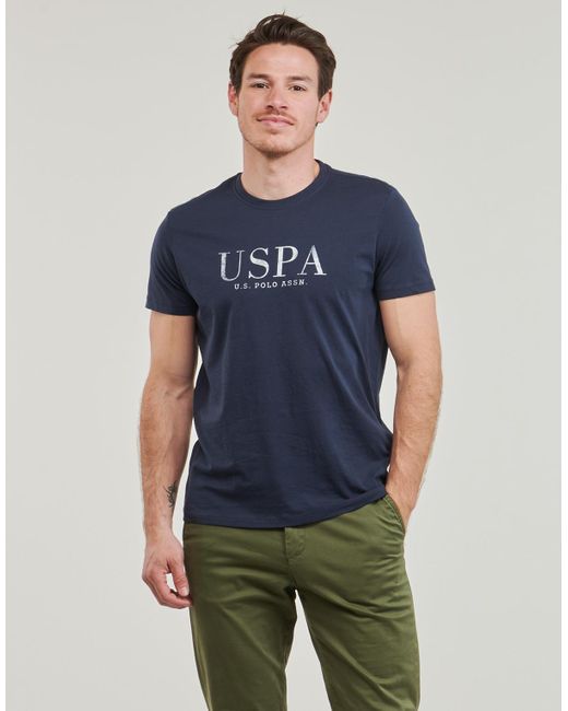 U.S. POLO ASSN. Blue T Shirt Mick for men