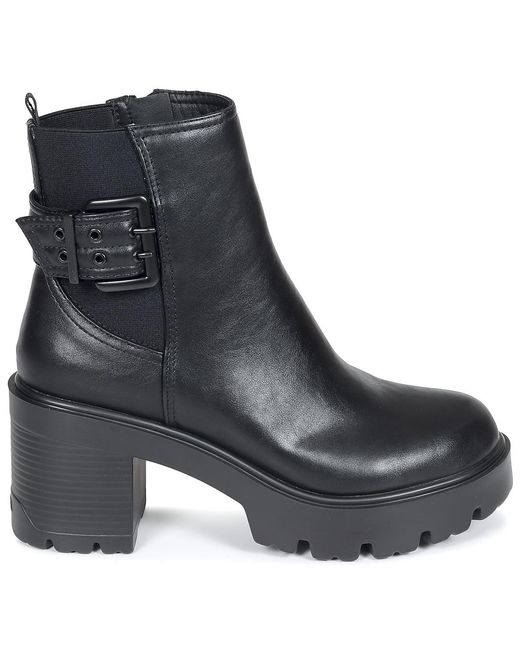 MTNG Black Low Ankle Boots 54877