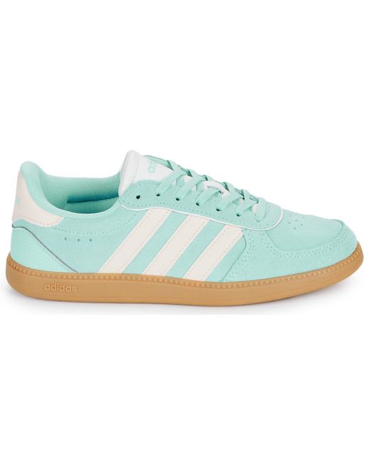 Adidas Blue Shoes (trainers) Breaknet Sleek Suede