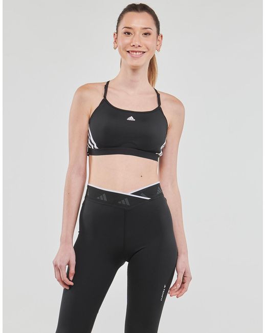 Adidas Black Sport Bras Aer Ls 3s