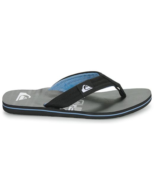 Quiksilver Black Flip Flops / Sandals (shoes) Molokai Layback Ii for men