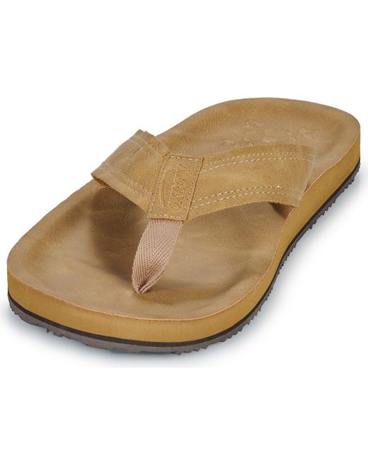 Oxbow Brown Flip Flops / Sandals (shoes) Visko for men