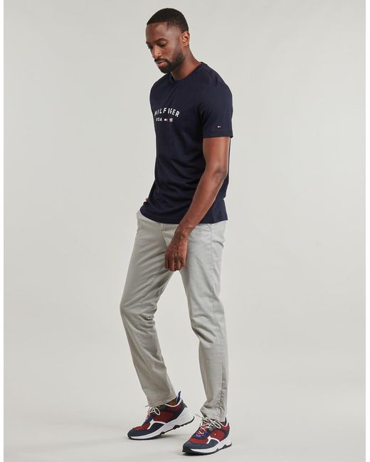 Tommy Hilfiger Blue T Shirt Fathers Day Tee for men