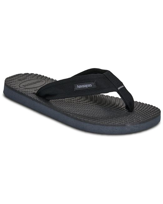 Havaianas Black Flip Flops / Sandals (shoes) Surfer Coast for men