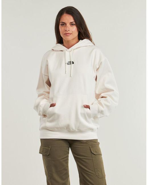 The North Face White Hoodies W Essential Oversize