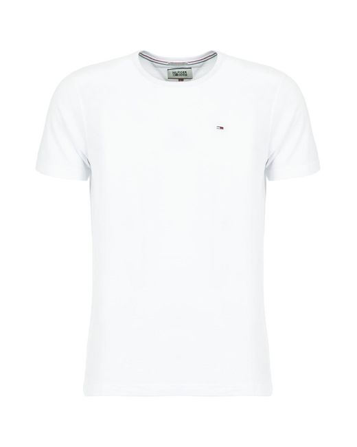 Tommy Hilfiger Cotton Icon Sleepwear-2s87904671 Men's T Shirt In White for men