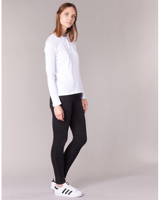 BOTD White Long Sleeve T-shirt Ebiscol