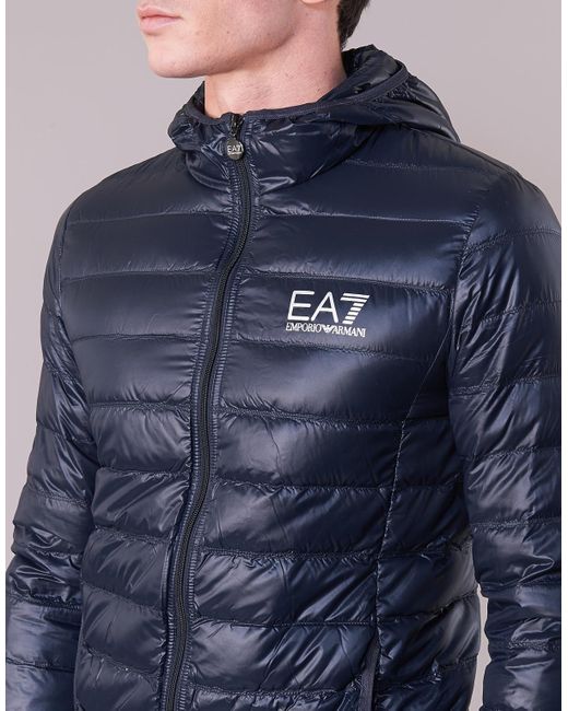 EA7 Synthetic Emporio Armani Quilted Jacket Blue for Men - Save 48% - Lyst