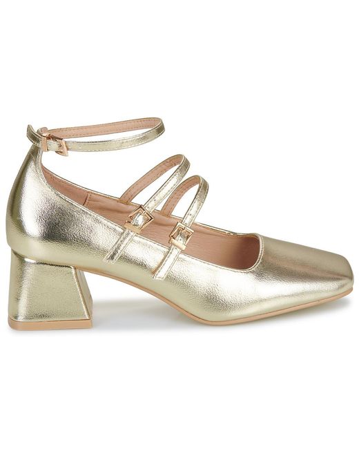 Moony Mood Metallic Heels Marilyn