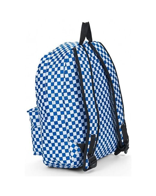 Vans Blue Backpack Old Skool Check Backpack 22l