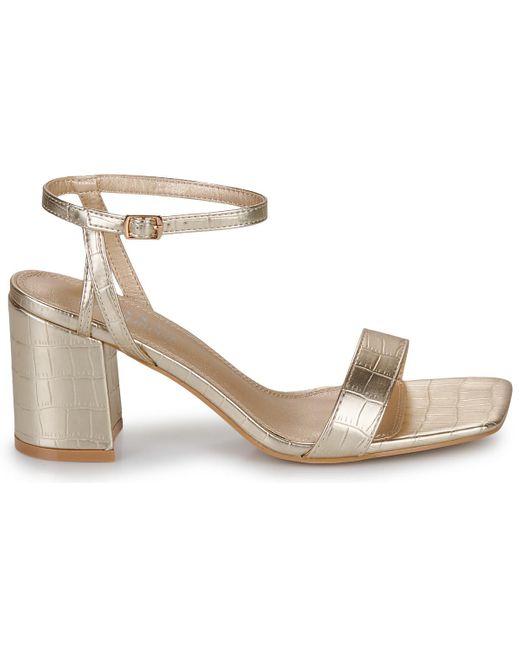 Moony Mood Metallic Heeled Sandals Androma