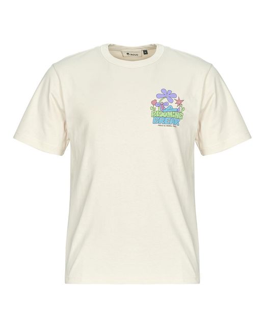 Faguo White T Shirt Lugny for men
