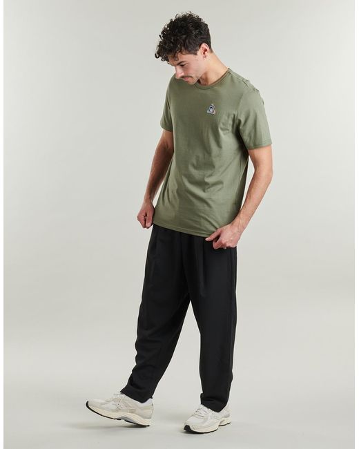 Le Coq Sportif Green T Shirt Ess Tee Ss N°1 M for men