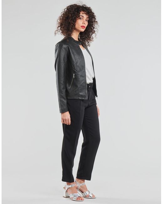 ONLY Black Onlmelisa Leather Jacket