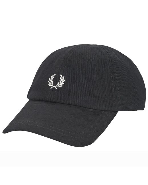Fred Perry Black Cap Pique Classic Cap for men