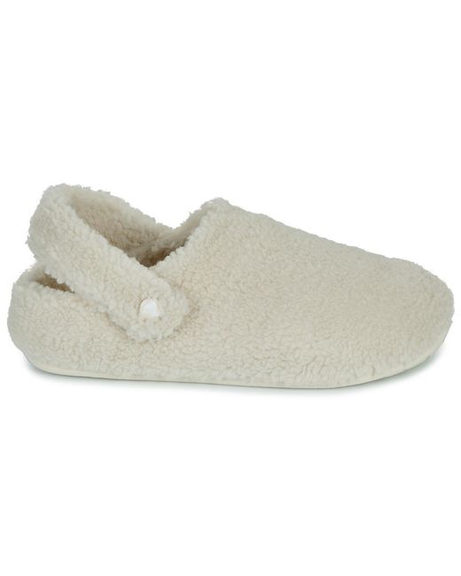 CROCSTM Natural Flip Flops Classic Cozzzy Slipper