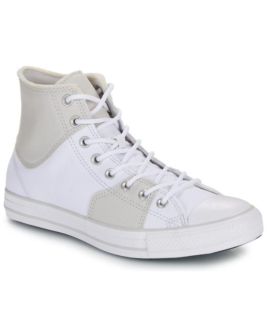 Converse White Shoes (high-top Trainers) Chuck Taylor All Star Court for men