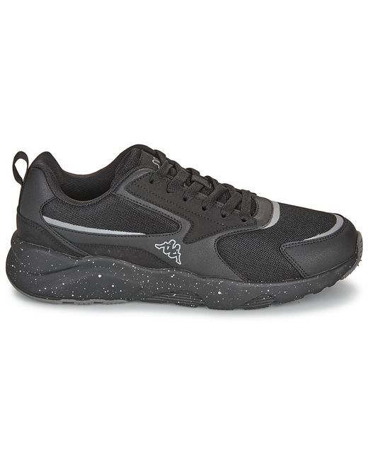 Kappa Black Shoes (trainers) Logo Safir for men