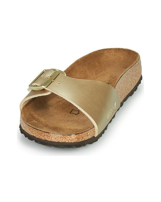 Birkenstock Metallic Madrid Bs Birko-flor Gold Sandals 5 Uk