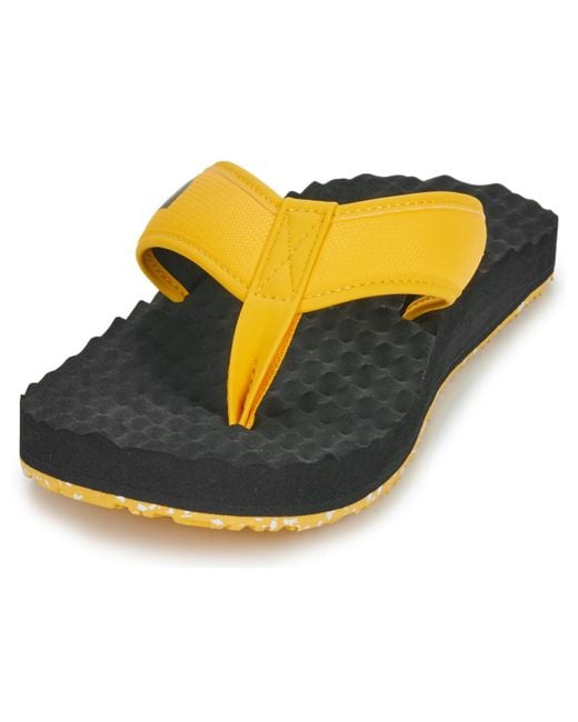 The North Face Yellow Flip Flops / Sandals (shoes) Base Camp Flip-flop Ii for men