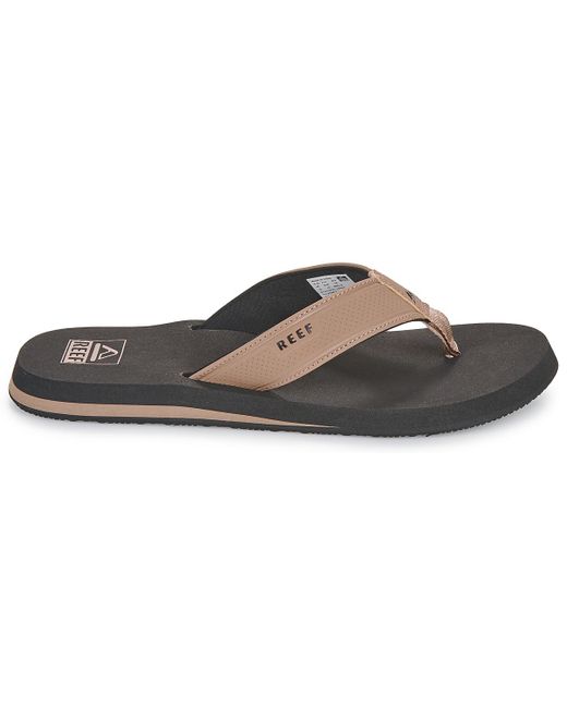 Reef Brown Flip Flops / Sandals (shoes) The Layback for men