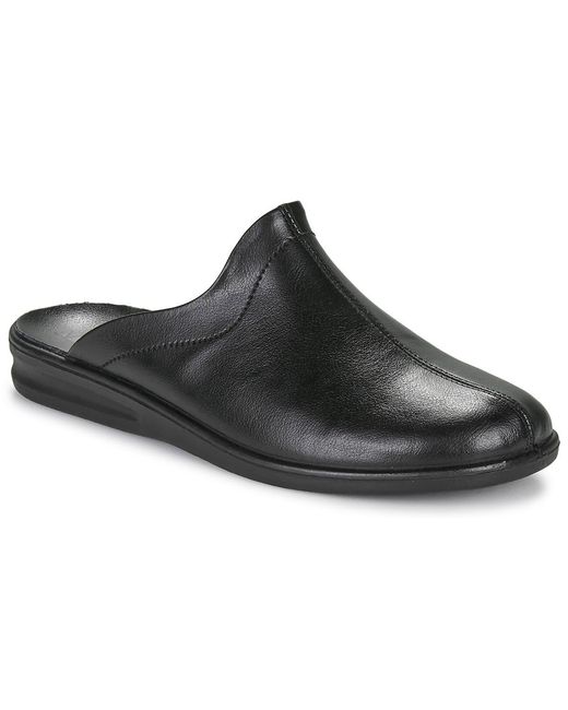 Josef Seibel Black Flip Flops Belfort 450 for men