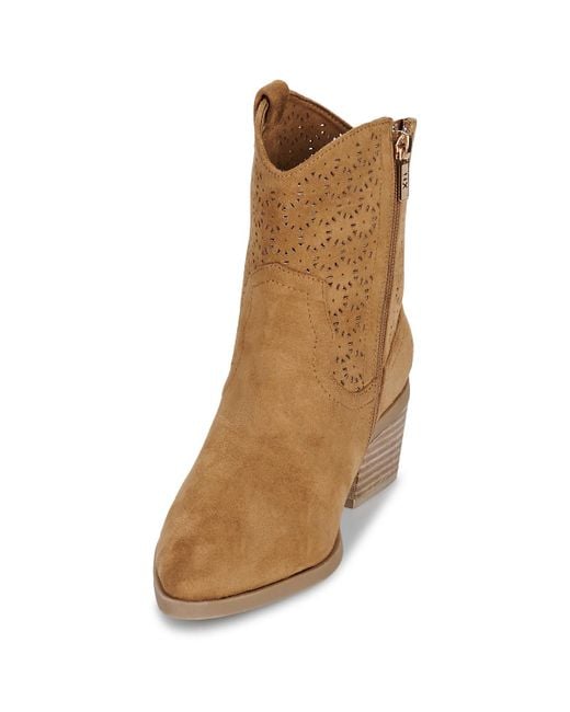 Xti Brown Low Ankle Boots 143885