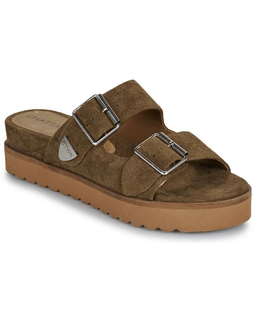 Chattawak Brown Mules / Casual Shoes Cabrales