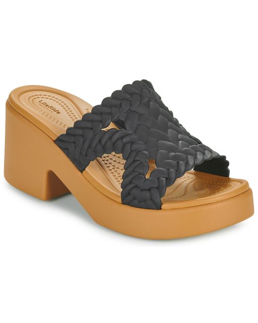 CROCSTM Blue Mules / Casual Shoes Brooklyn Woven Slide Heel
