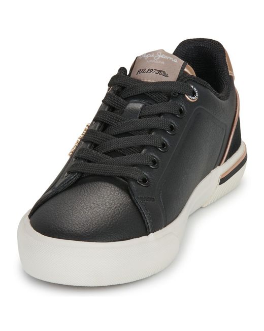 Pepe Jeans Black Shoes (trainers) Kenton Campus W