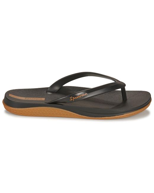 Ipanema Black Flip Flops / Sandals (shoes) Anatomic Lapa Ad for men