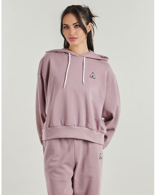 Le Coq Sportif Purple Hoodies Contemporain Sp Hoody N°1 W
