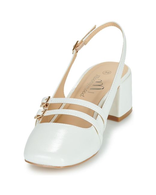 Moony Mood White Heels Estele