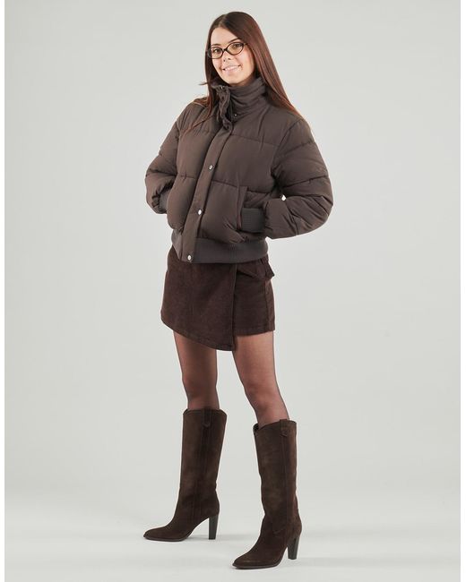 Jdy Brown Duffel Coats Nelson Short Puffer