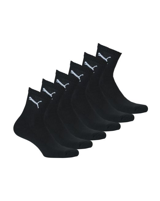 PUMA Black Short X6 Sports Socks