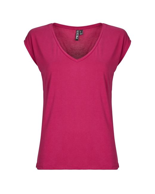 Pieces Pink T Shirt Pckamala Tee