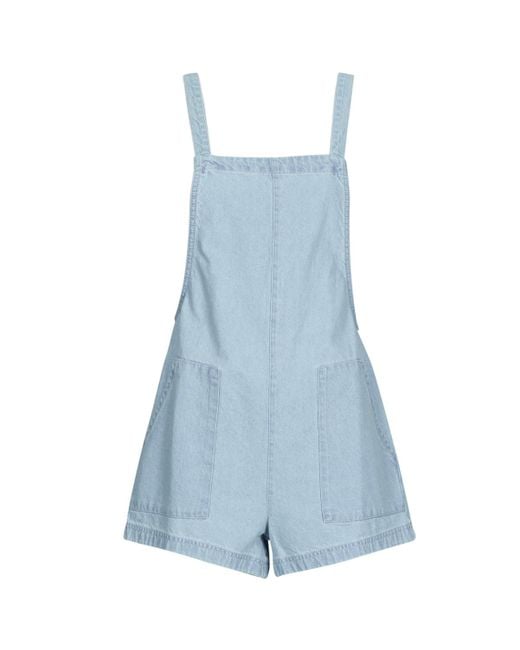 Billabong Blue Jumpsuit Beach Crush Denim Overall