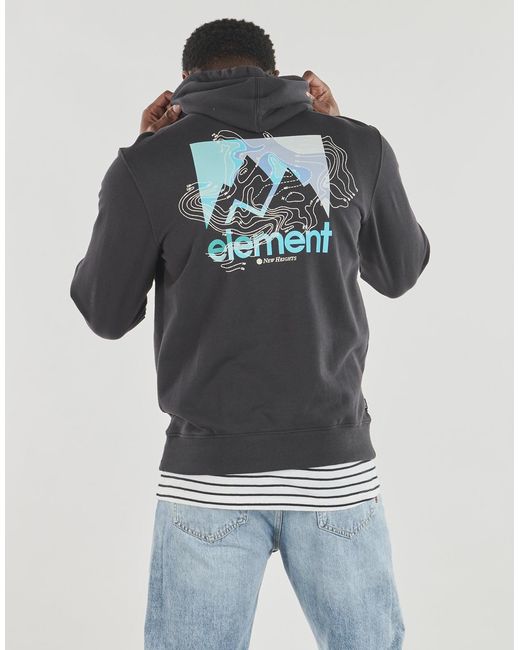 Element Gray Sweatshirts New Heights Po for men