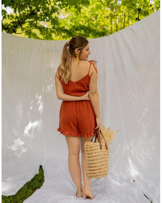 Celeste Brown Jumpsuit Neroli