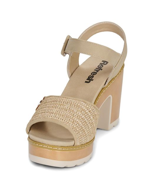 Refresh Metallic Heeled Sandals 175281