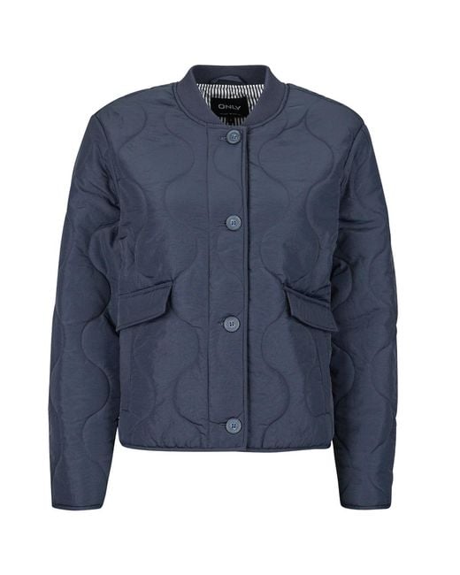 ONLY Blue Jacket Onlsalsa Quilted Jacket