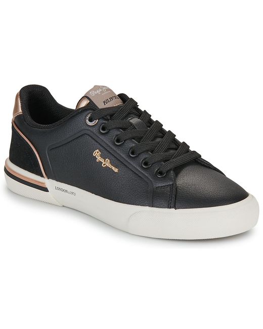 Pepe Jeans Black Shoes (trainers) Kenton Campus W
