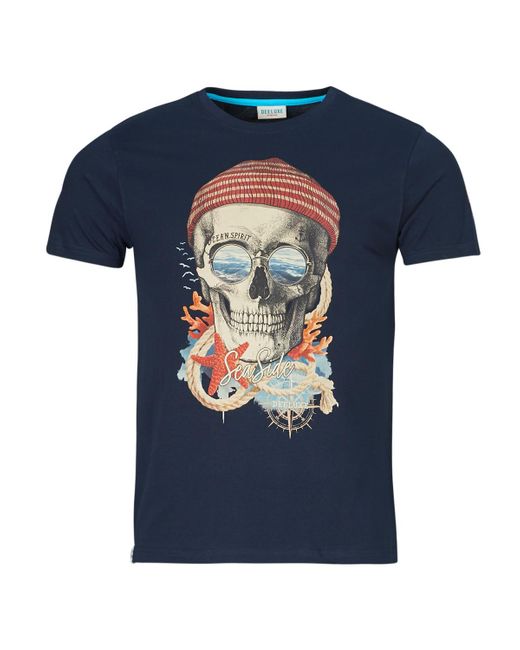 Deeluxe Blue T Shirt Nautica for men